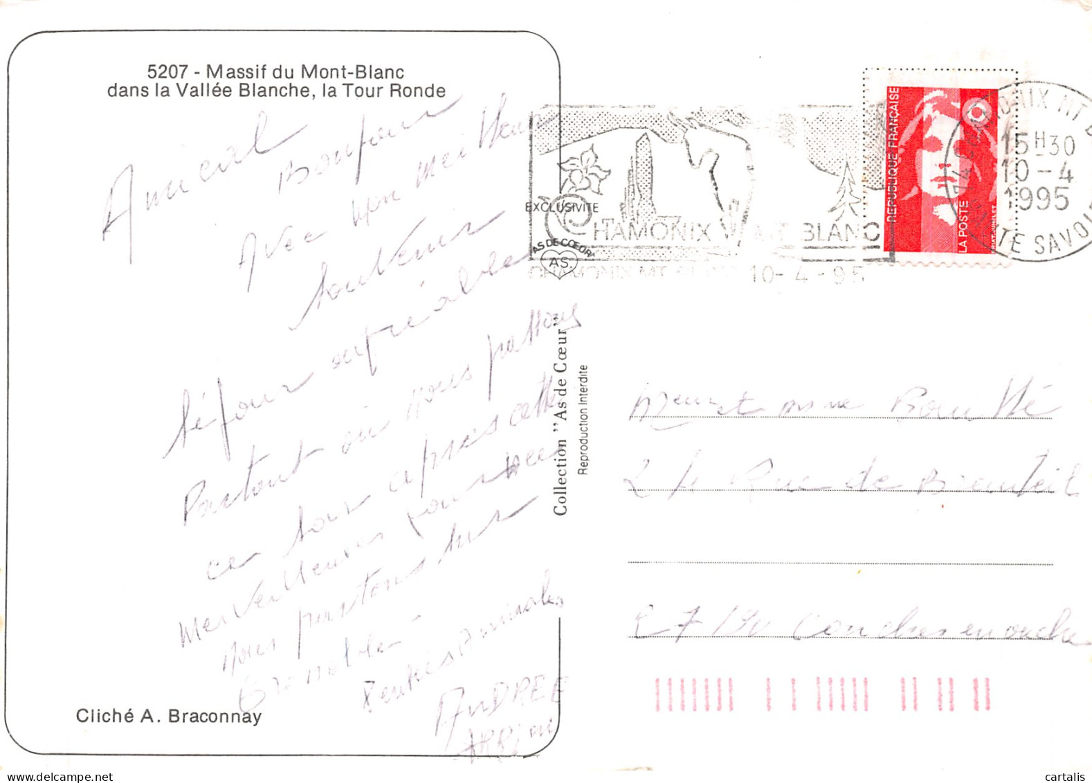 74-MONT BLANC-N°4195-C/0051 - Other & Unclassified