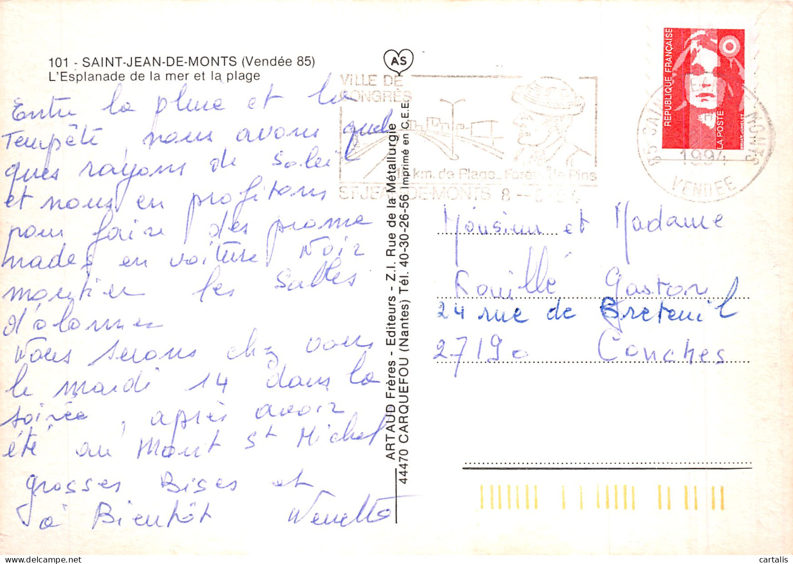 85-SAINT JEAN DE MONTS-N°4195-B/0395 - Saint Jean De Monts