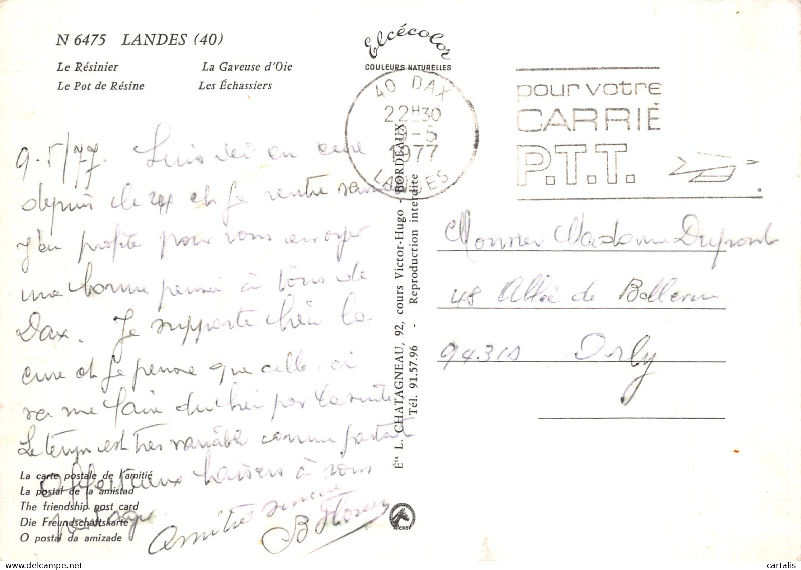 40-LANDES-N°4195-B/0305 - Other & Unclassified