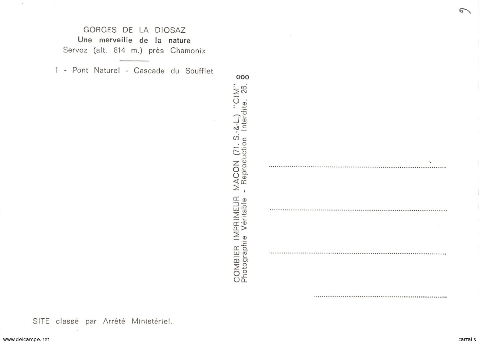 74-GORGES DE LA DIOSAZ-N°4195-B/0217 - Other & Unclassified