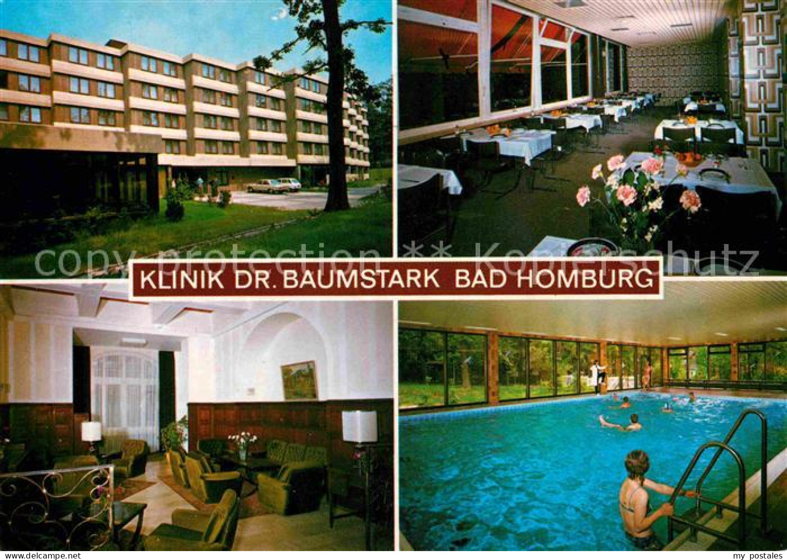 72725846 Bad Homburg Klinik Dr Baumstark Speisesaal Hallenbad Bad Homburg - Bad Homburg