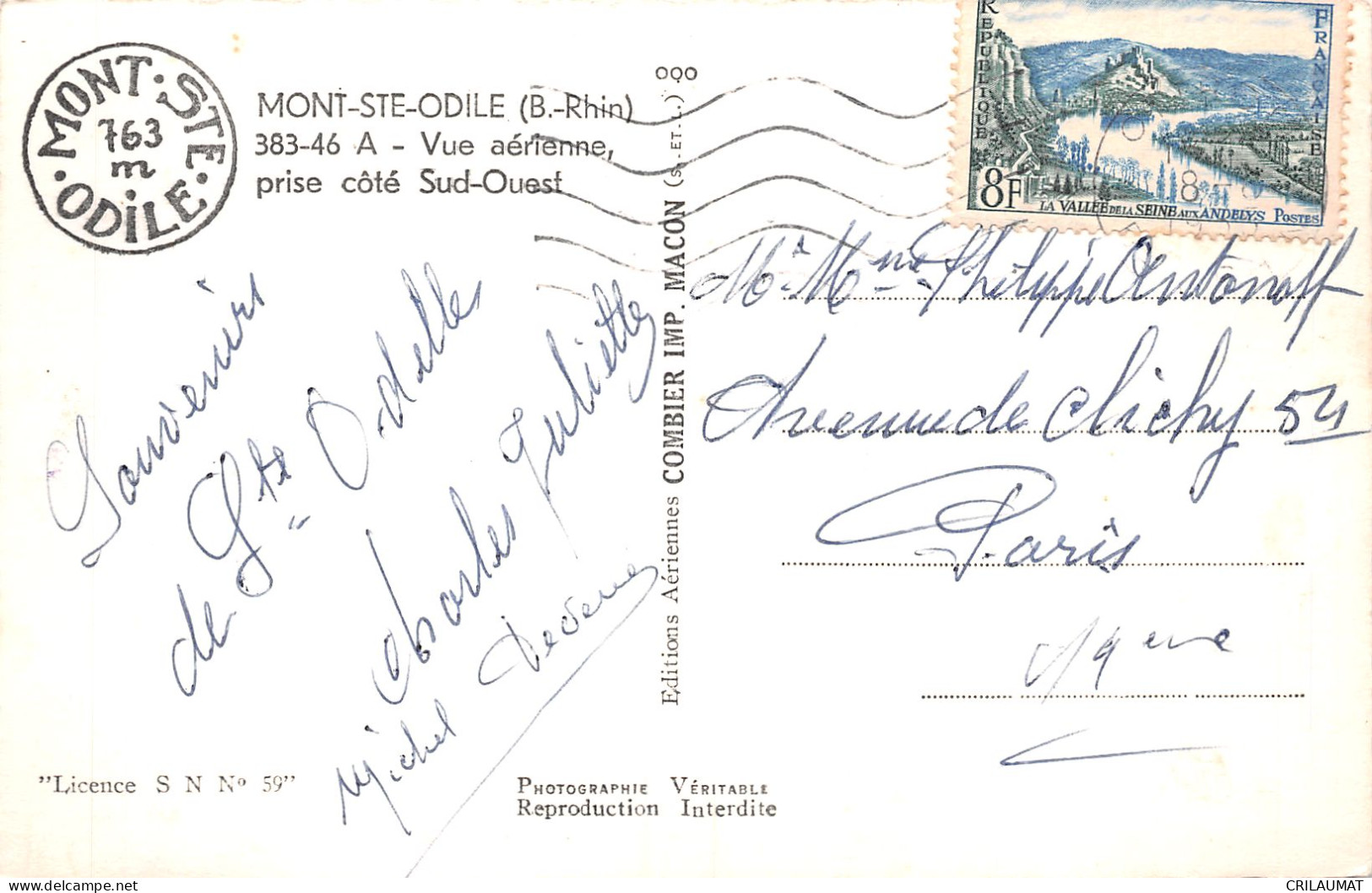 67-MONT SAINTE ODILE-N°5143-C/0251 - Other & Unclassified