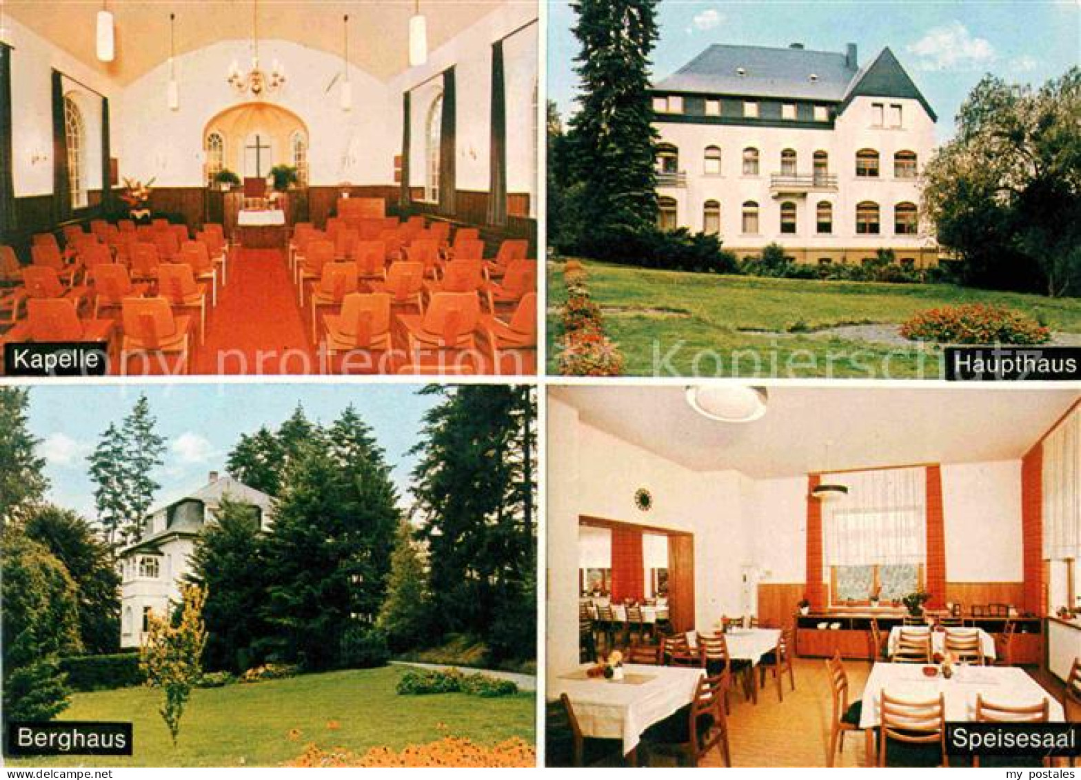 72725780 Siegen Westfalen Erholungsheim Patmos Kapelle Haupthaus Berghaus Speise - Siegen