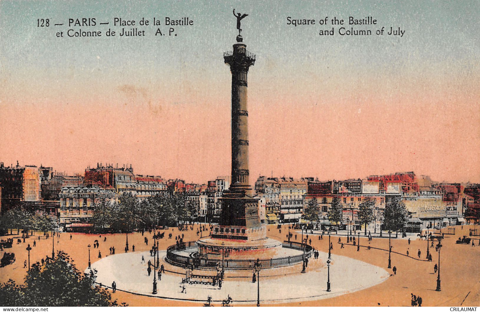 75-PARIS PLACE DE LA BASTILLE-N°5143-B/0147 - Other & Unclassified