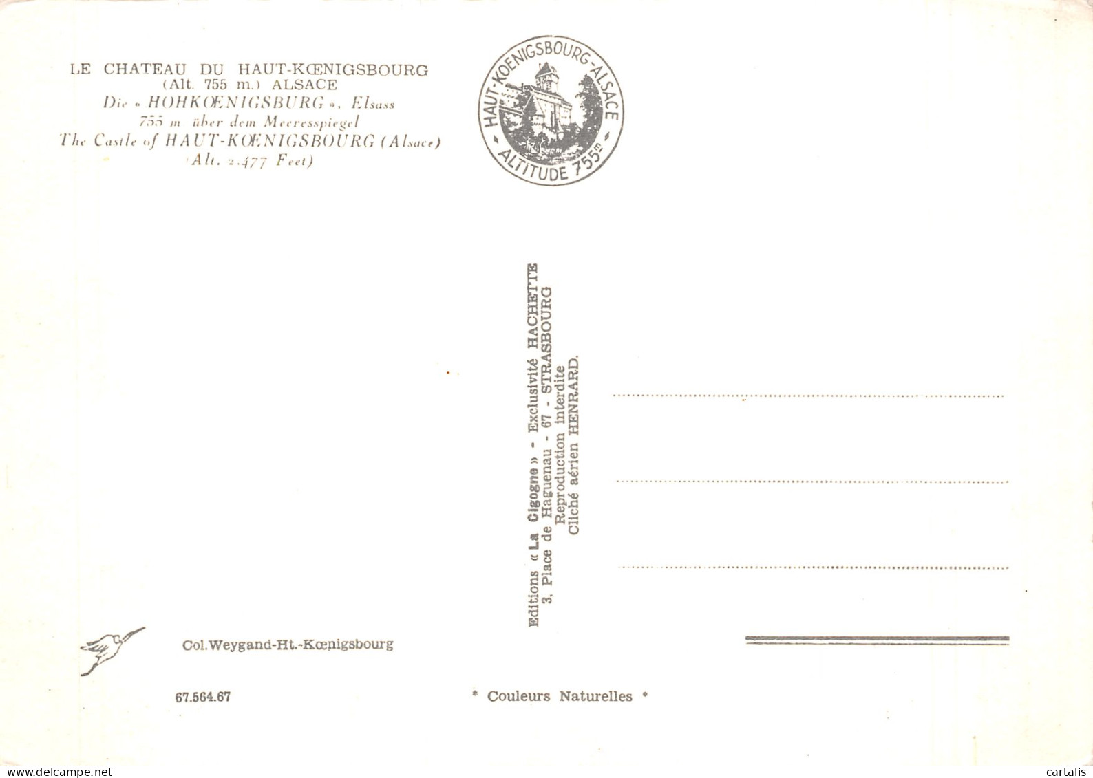 67-HAUT KOENIGSBOURG-N°4196-B/0097 - Other & Unclassified