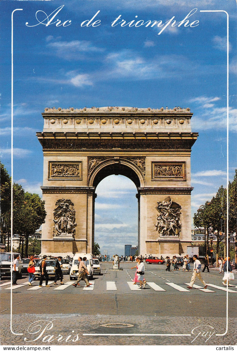 75-PARIS ARC DE TRIOMPHE-N°4196-B/0011 - Arc De Triomphe