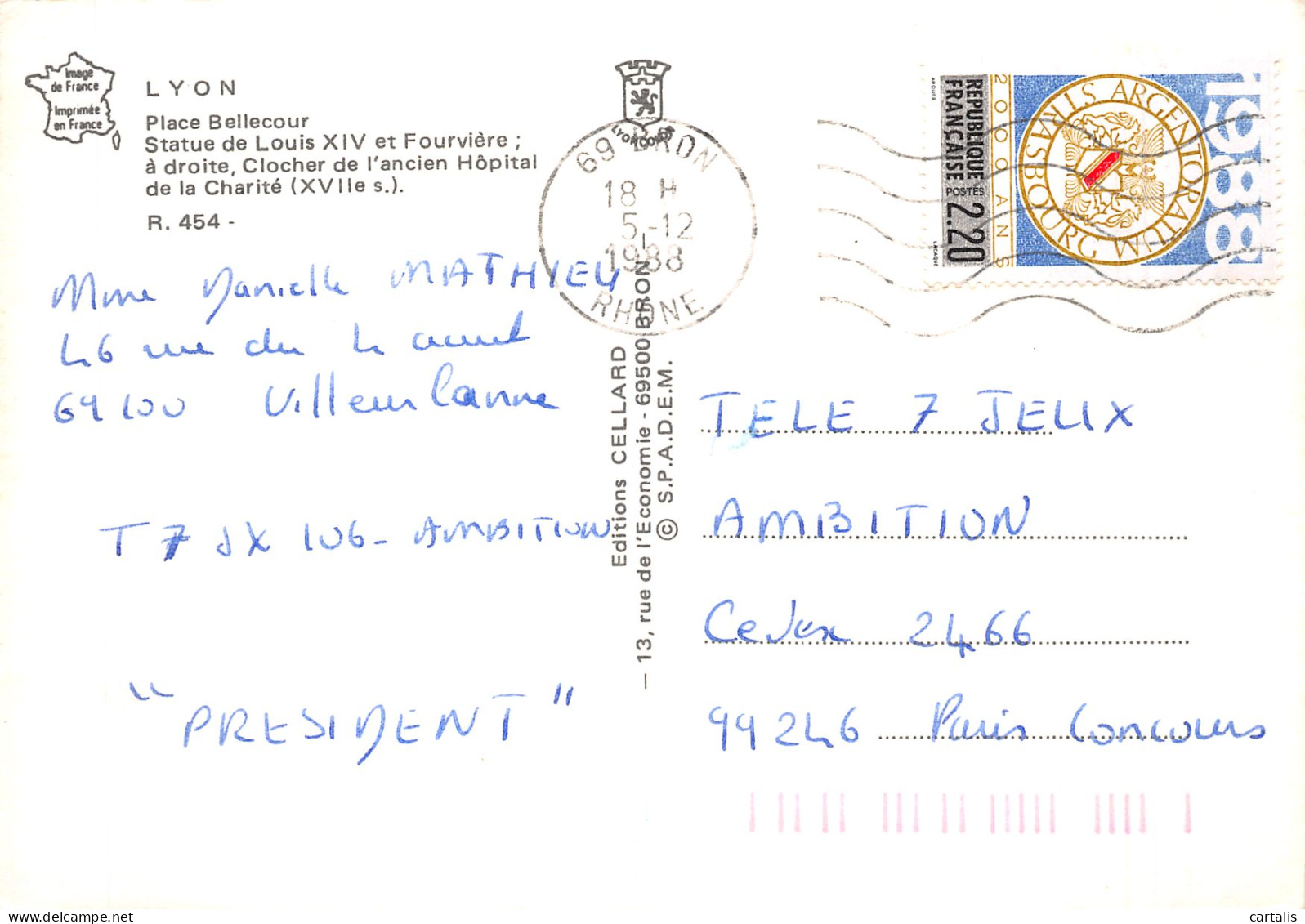 69-LYON-N°4196-A/0393 - Other & Unclassified