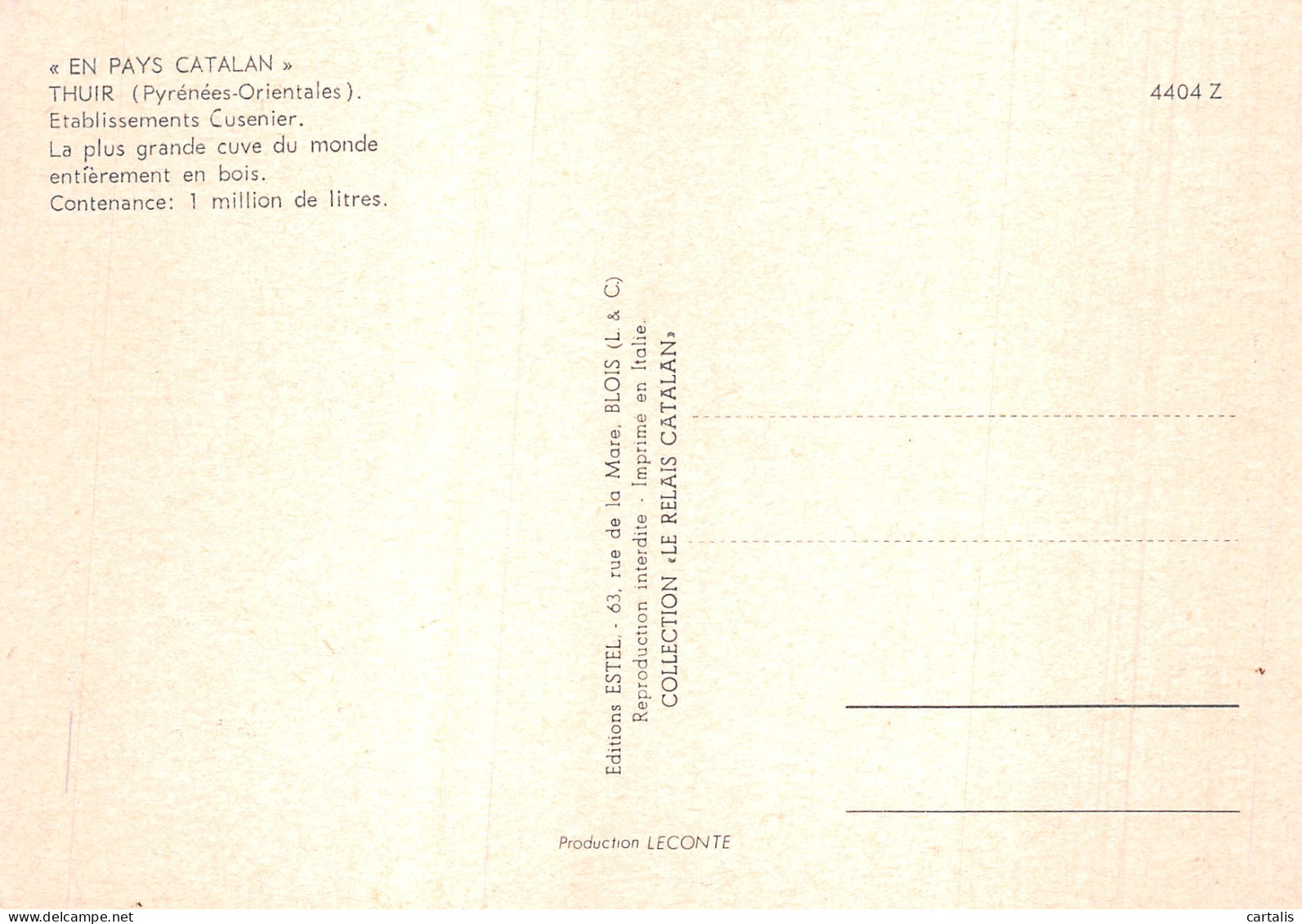 66-THUIR-N°4196-A/0263 - Other & Unclassified