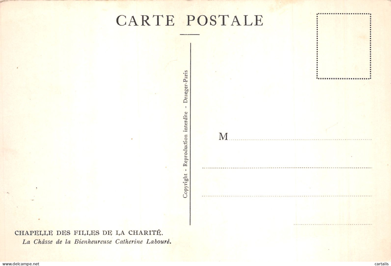 75-PARIS CHAPELLE DES FILLES DE LA CHARITE-N°4195-E/0067 - Other & Unclassified