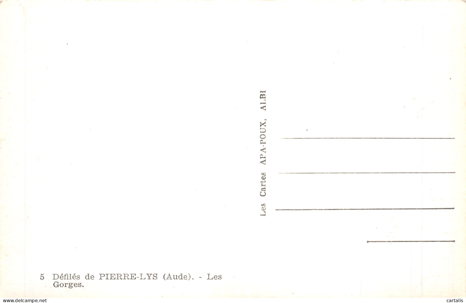 11-GORGES DE LA PIERRE LYS-N°4195-E/0019 - Sonstige & Ohne Zuordnung