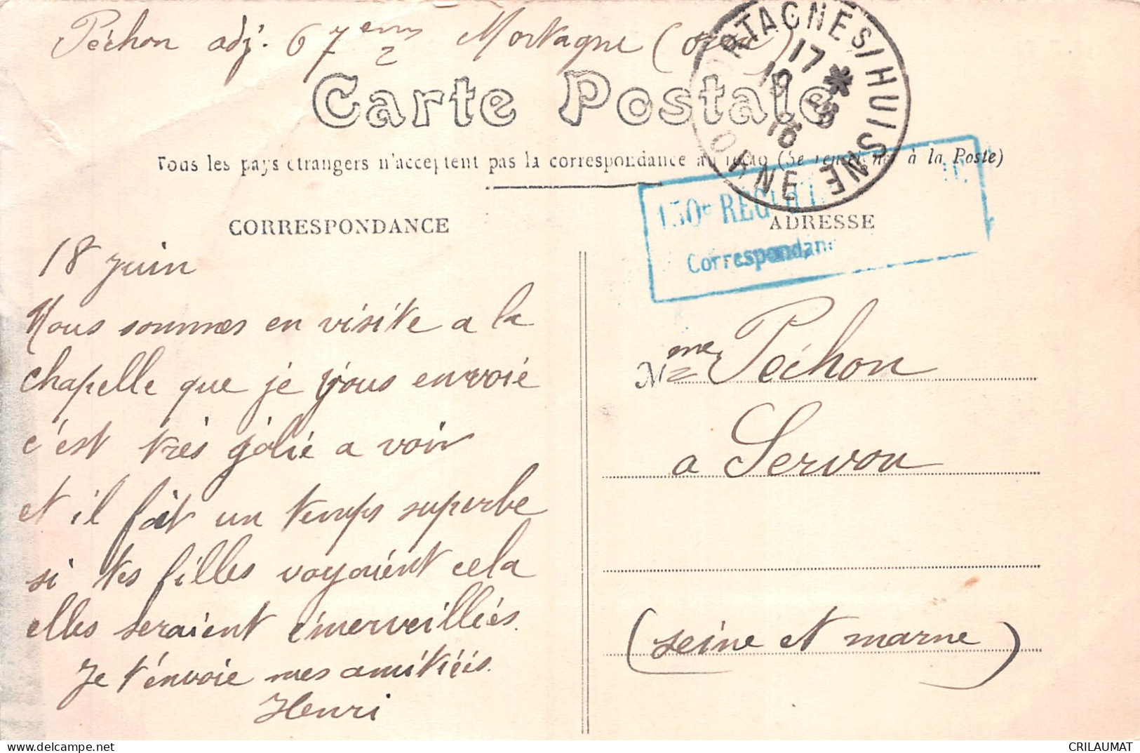 61-LA CHAPELLE MONTLIGEON-N°5143-G/0133 - Altri & Non Classificati