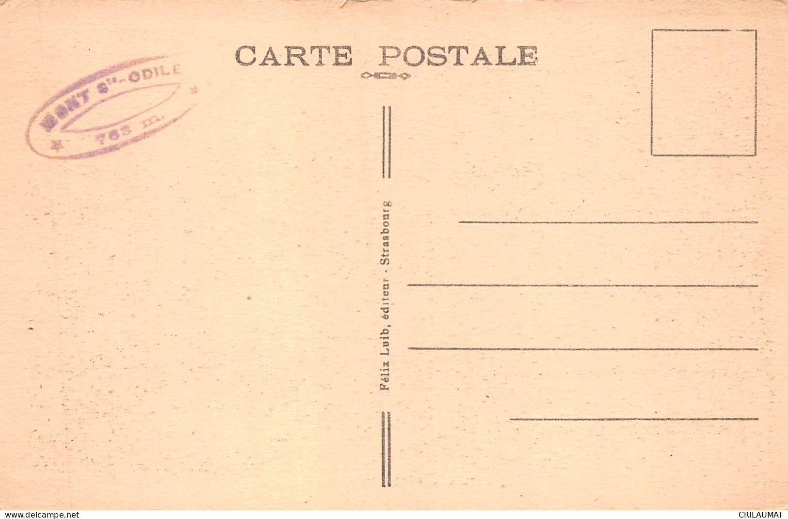 67-MONT SAINTE ODILE-N°5143-G/0113 - Andere & Zonder Classificatie