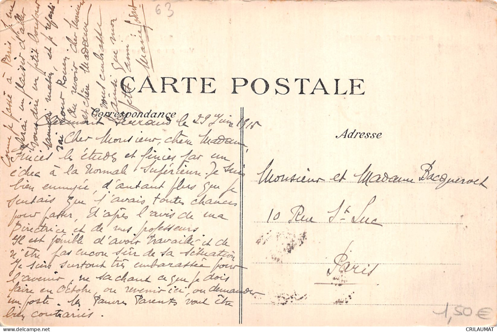 63-PUY DE DOME-N°5143-F/0389 - Andere & Zonder Classificatie