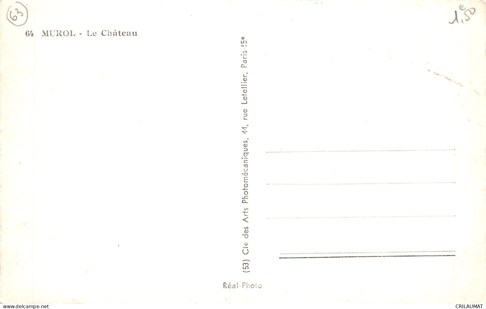 63-MUROLS-N°5143-F/0367 - Altri & Non Classificati