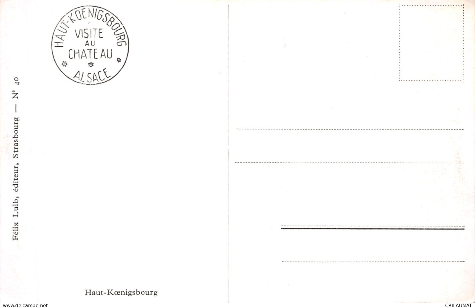 67-HAUT KOENIGSBOURG-N°5143-F/0085 - Sonstige & Ohne Zuordnung