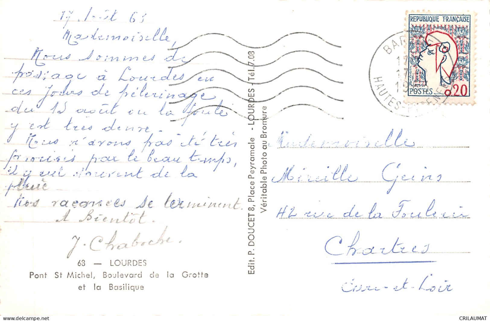 65-LOURDES-N°5143-E/0263 - Lourdes