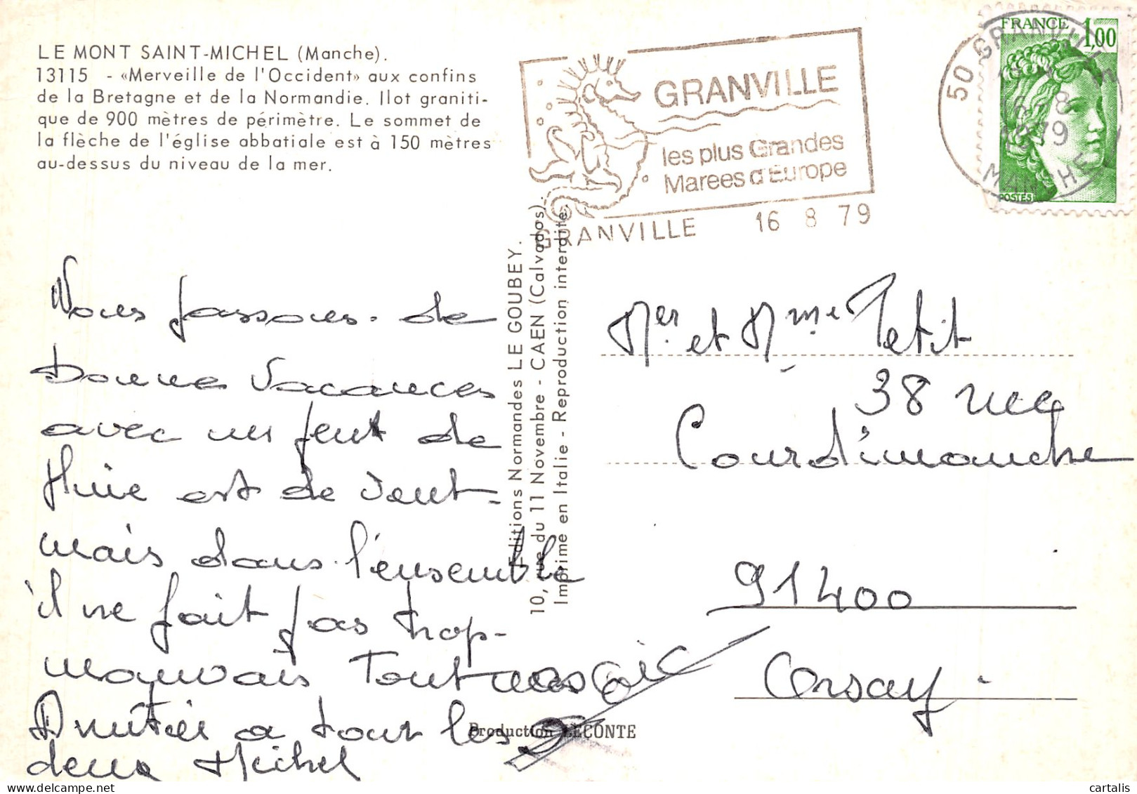 50-MONT SAINT MICHEL-N°4196-D/0393 - Le Mont Saint Michel
