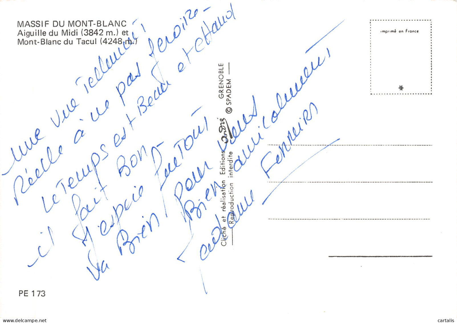 74-MONT BLANC-N°4196-D/0321 - Other & Unclassified