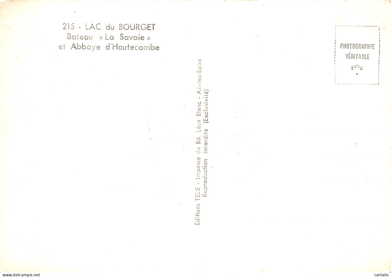 73-LAC DU BOURGET-N°4196-D/0313 - Other & Unclassified