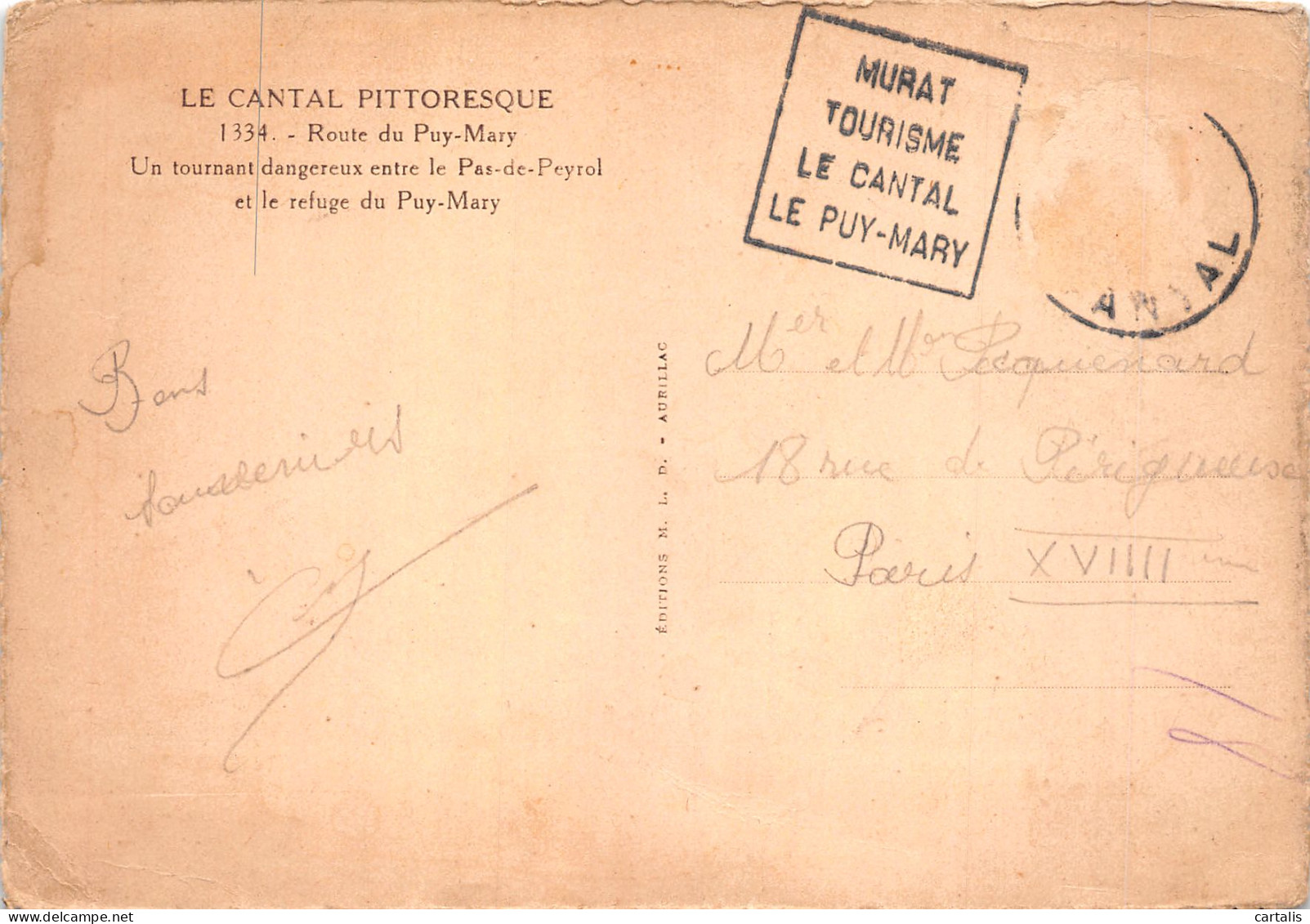 15-CANTAL-N°4196-D/0199 - Other & Unclassified