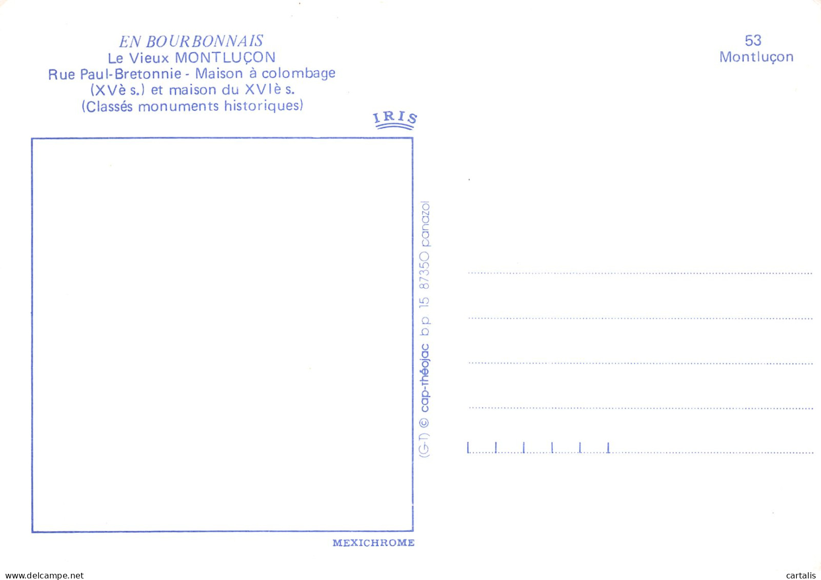 03-MONTLUCON-N°4196-D/0153 - Montlucon