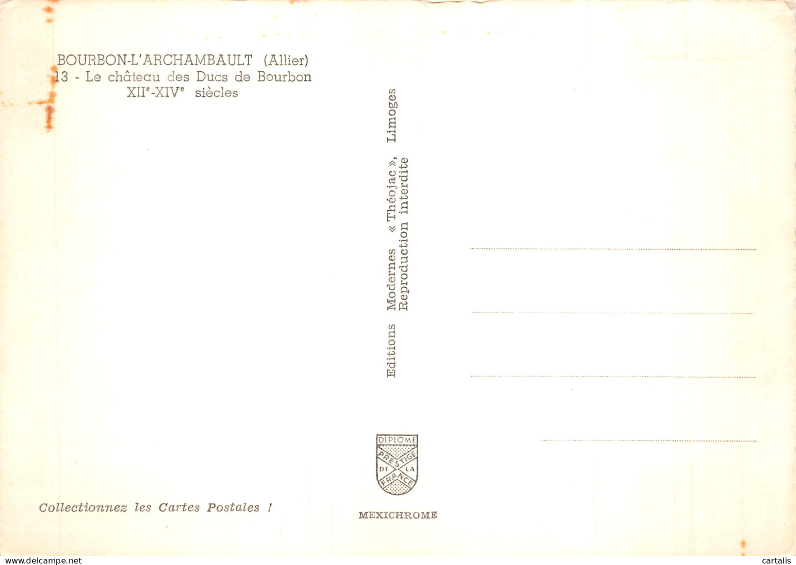 03-BOURBON L ARCHAMBAULT-N°4196-D/0151 - Bourbon L'Archambault