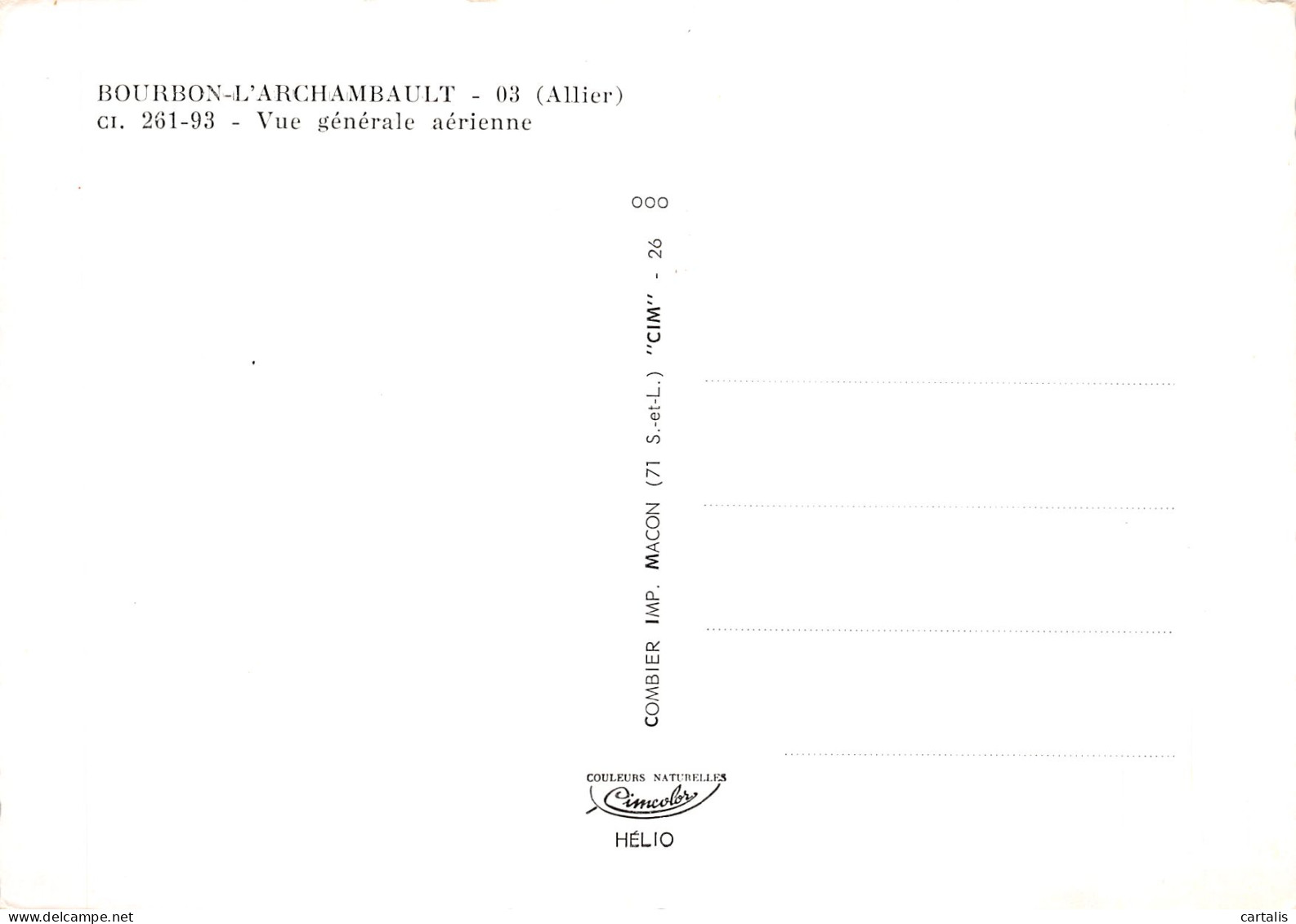 03-BOURBON L ARCHAMBAULT-N°4196-D/0149 - Bourbon L'Archambault