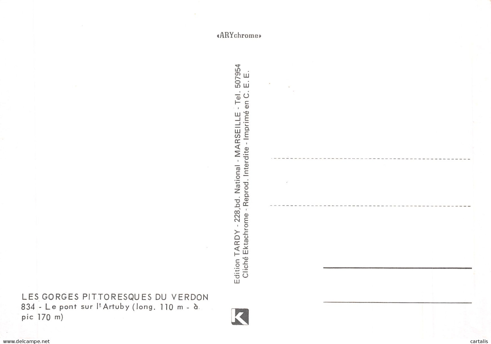 04-GORGES DU VERDON-N°4196-D/0113 - Other & Unclassified