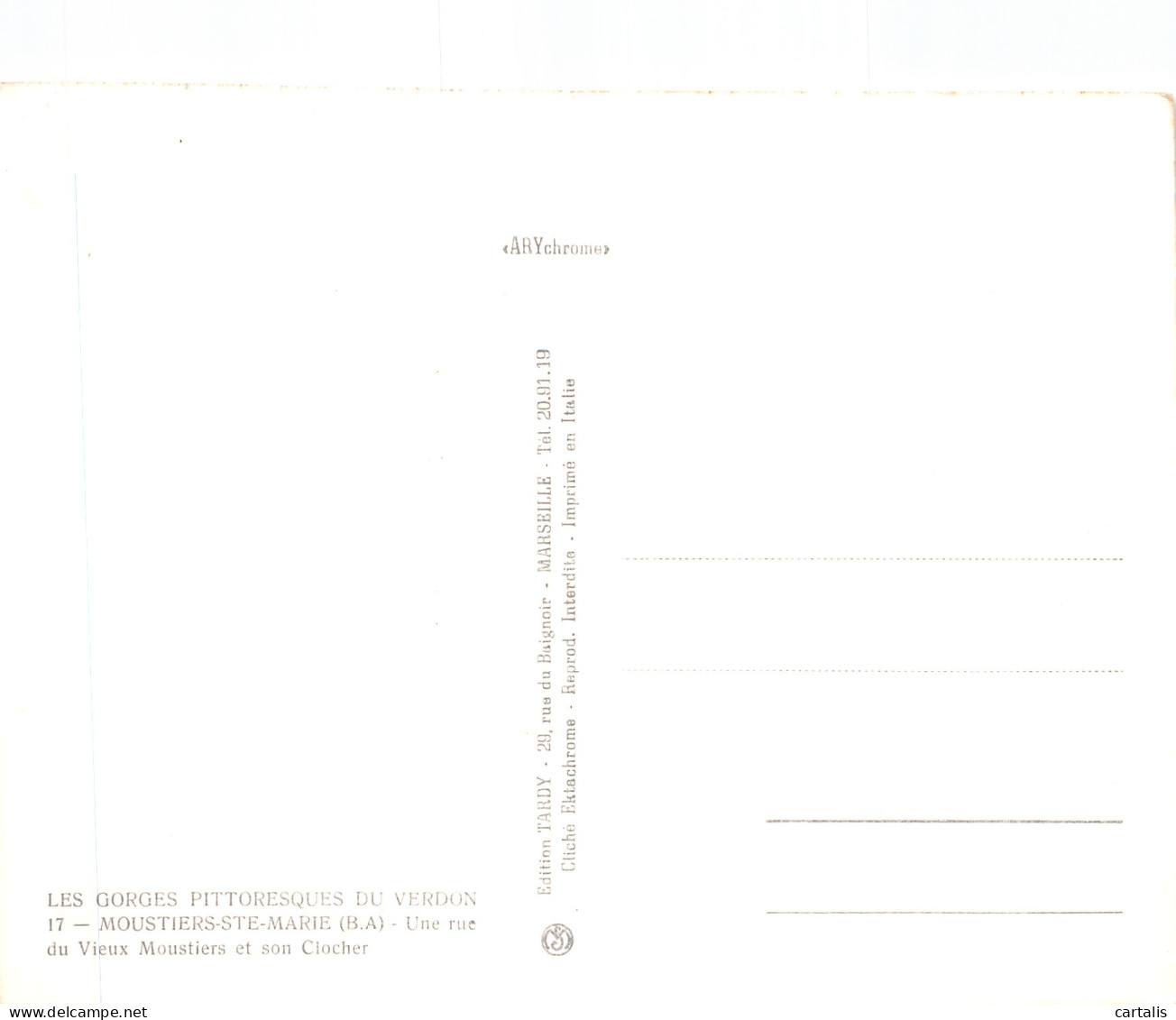 04-MOUSTIERS SAINTE MARIE-N°4196-D/0085 - Andere & Zonder Classificatie