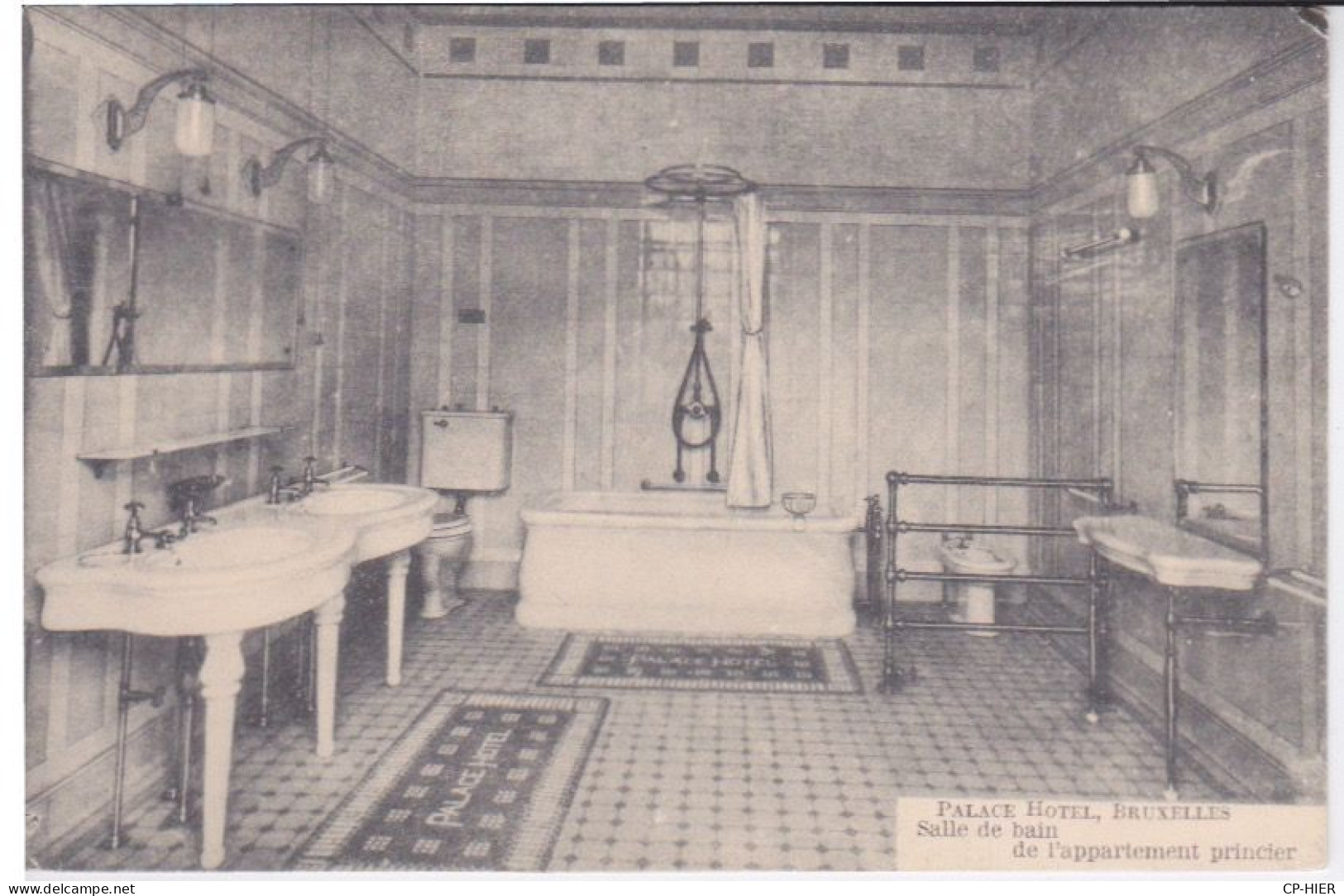 BELGIQUE - BBRUXELLES - PALACE HOTEL - LA SALLE DE BAIN DE L'APPARTEMENT PRINCIER - Cafés, Hotels, Restaurants