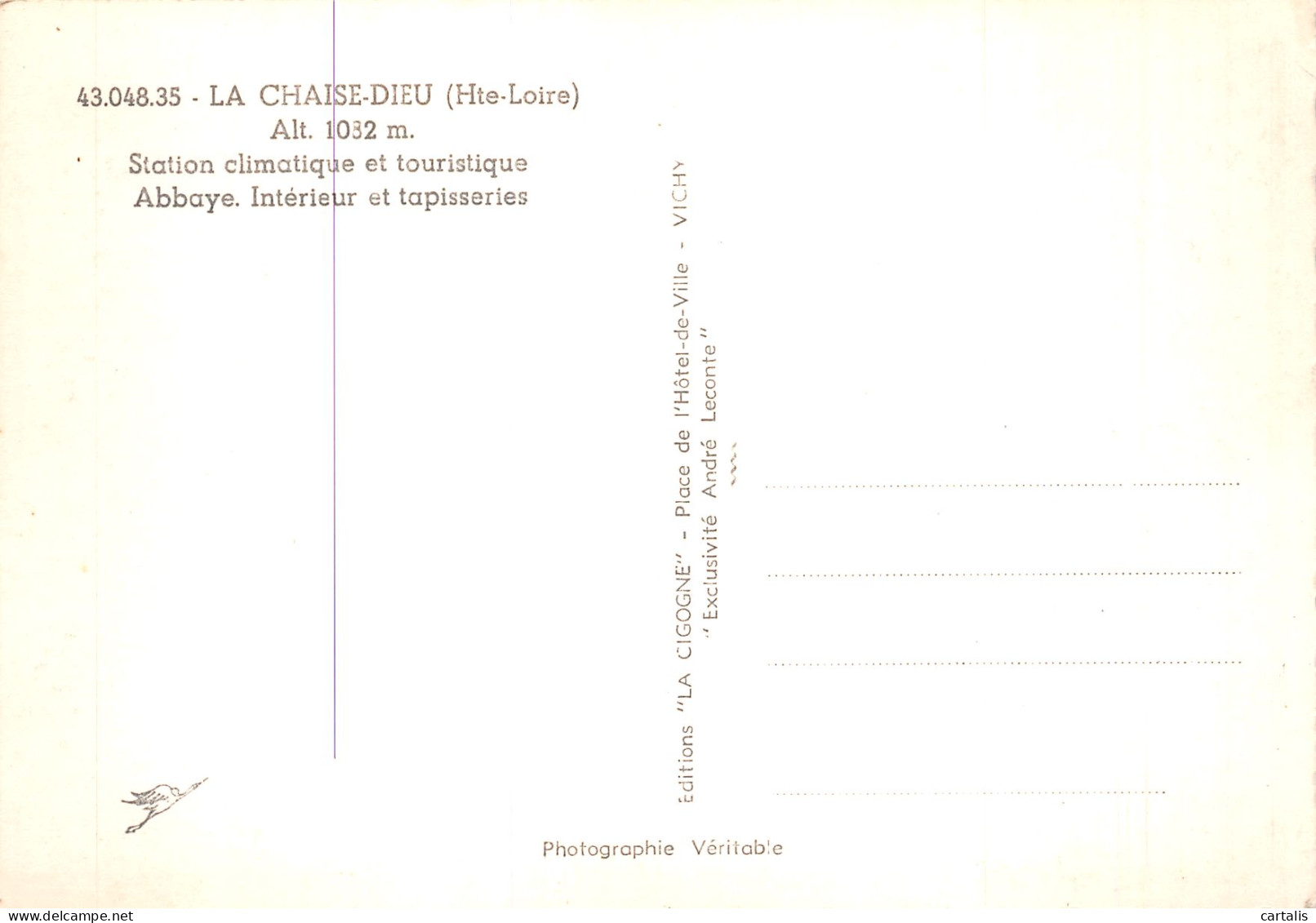 43-LA CHAISE DIEU-N°4196-C/0365 - La Chaise Dieu