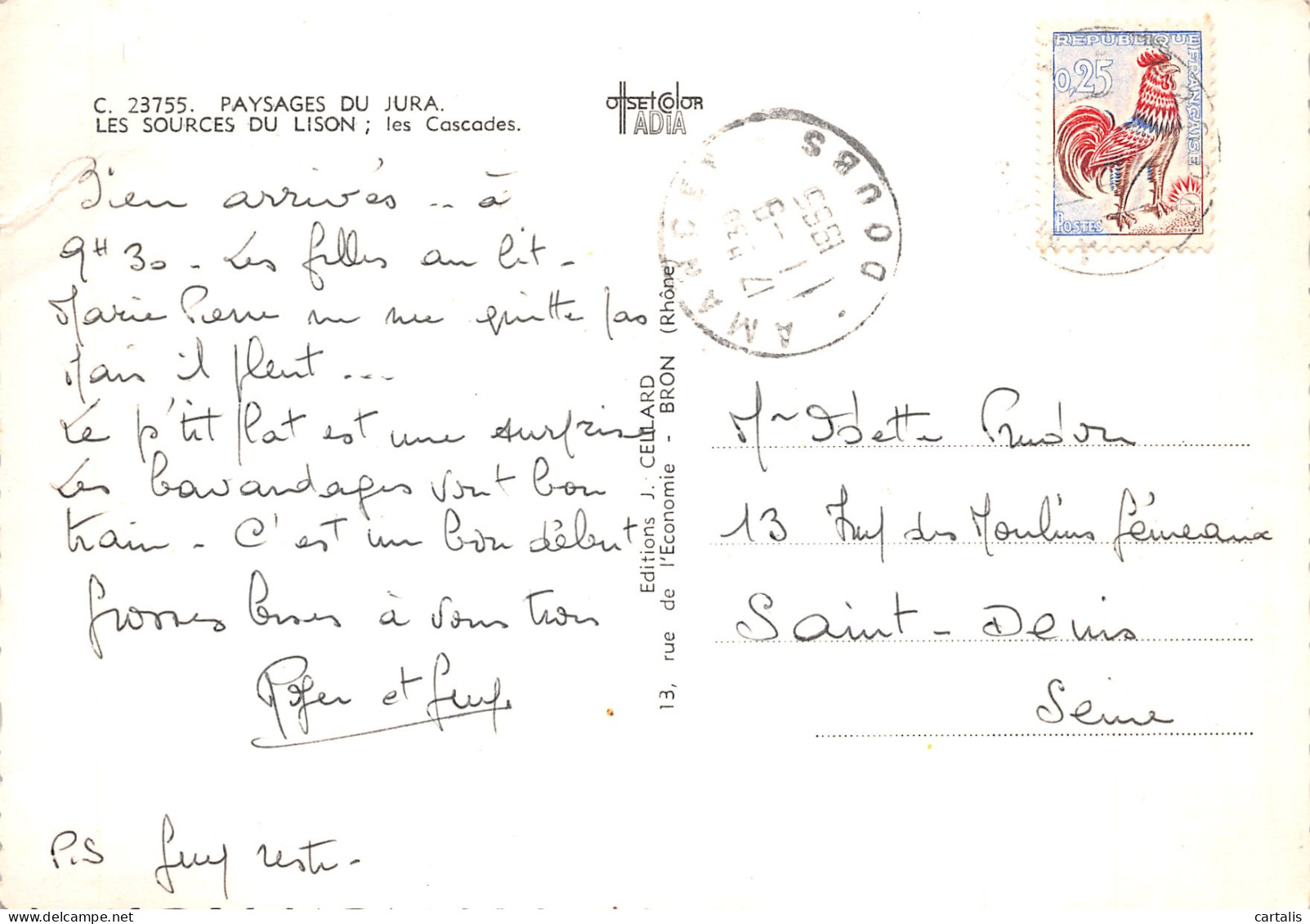 25-JURA SOURCES DU LISON-N°4196-C/0329 - Other & Unclassified