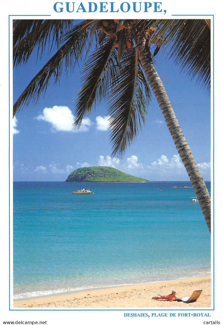 971-GUADELOUPE DESHAIES PLAGE DE FORT ROYAL-N°4196-C/0099 - Other & Unclassified