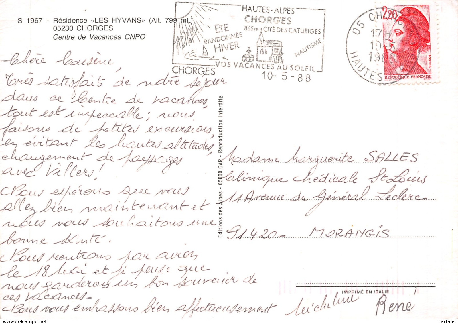 05-CHORGES-N°4196-C/0097 - Sonstige & Ohne Zuordnung