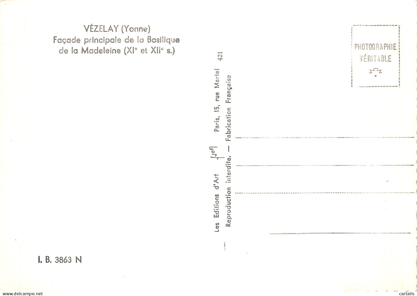 89-VEZELAY-N°4196-C/0069 - Vezelay