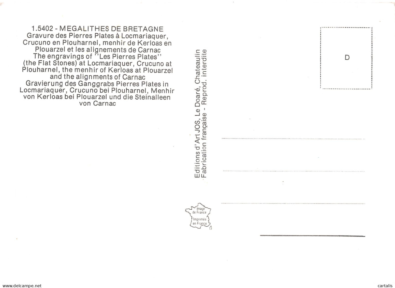 56-BRETAGNE-N°4196-C/0017 - Altri & Non Classificati