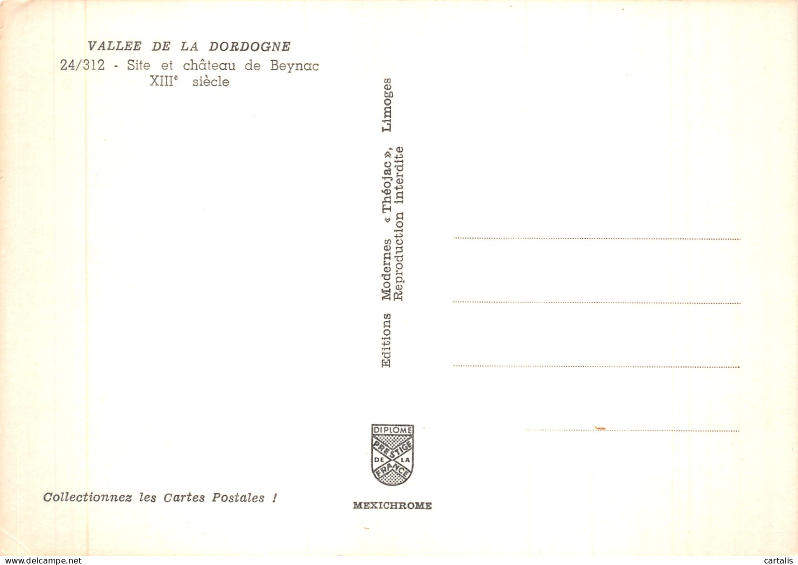 24-BEYNAC ET CAZENAC-N°4196-B/0203 - Other & Unclassified