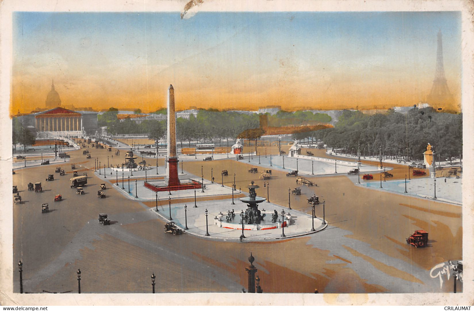 75-PARIS PLACE DE LA CONCORDE-N°5144-A/0327 - Sonstige & Ohne Zuordnung