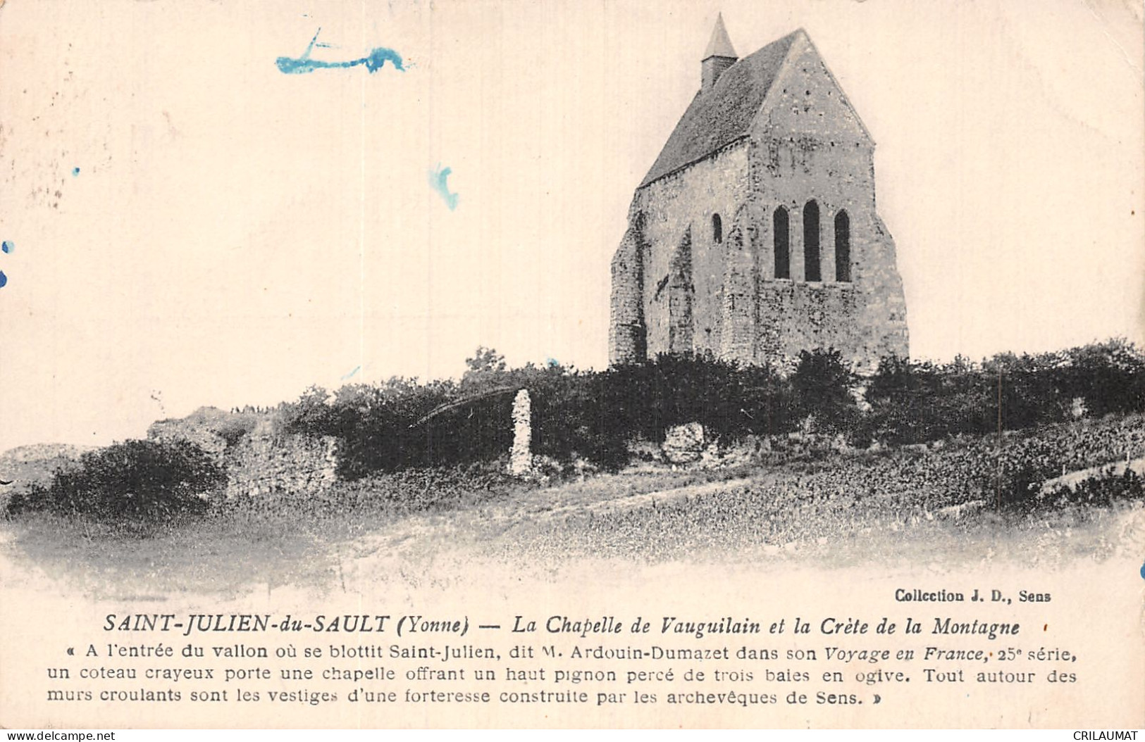 89-SAINT JULIEN DU SAULT-N°5144-A/0309 - Saint Julien Du Sault