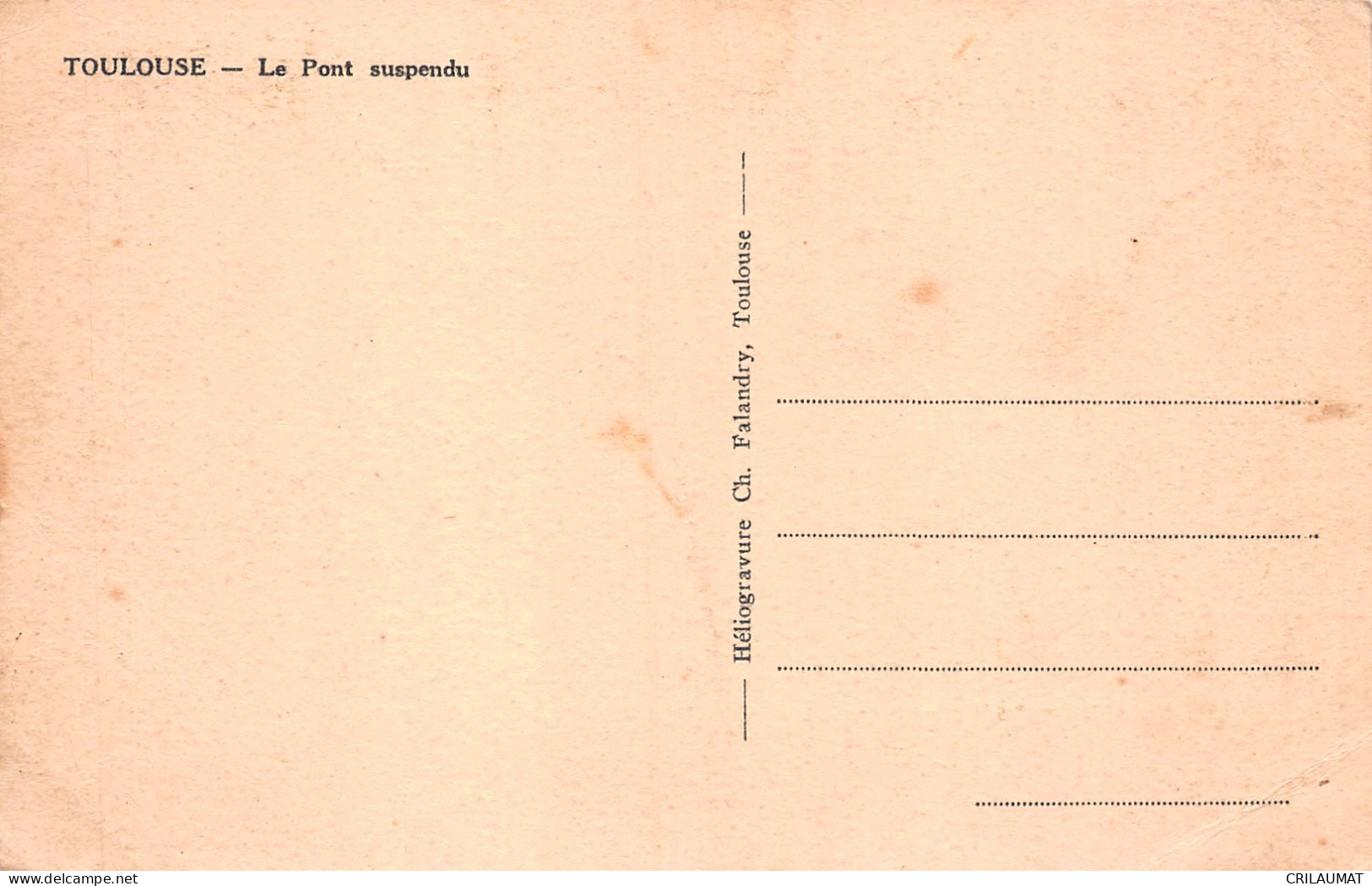 31-TOULOUSE-N°5144-A/0215 - Toulouse