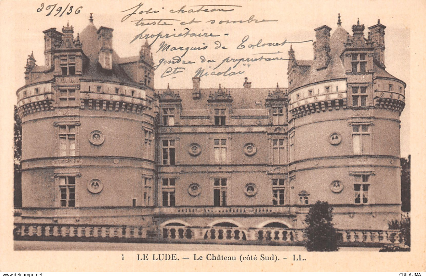 72-LE LUDE-N°5143-H/0393 - Other & Unclassified