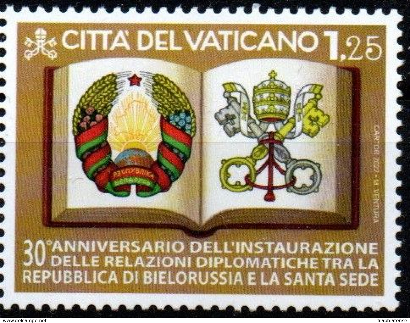 2022 - Vaticano 1932 Relazioni Diplomatiche Con La Bielorussia  +++++++++ - Ungebraucht