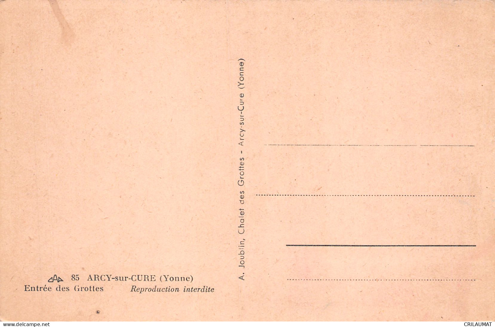 89-ARCY SUR CURE-N°5143-G/0311 - Andere & Zonder Classificatie