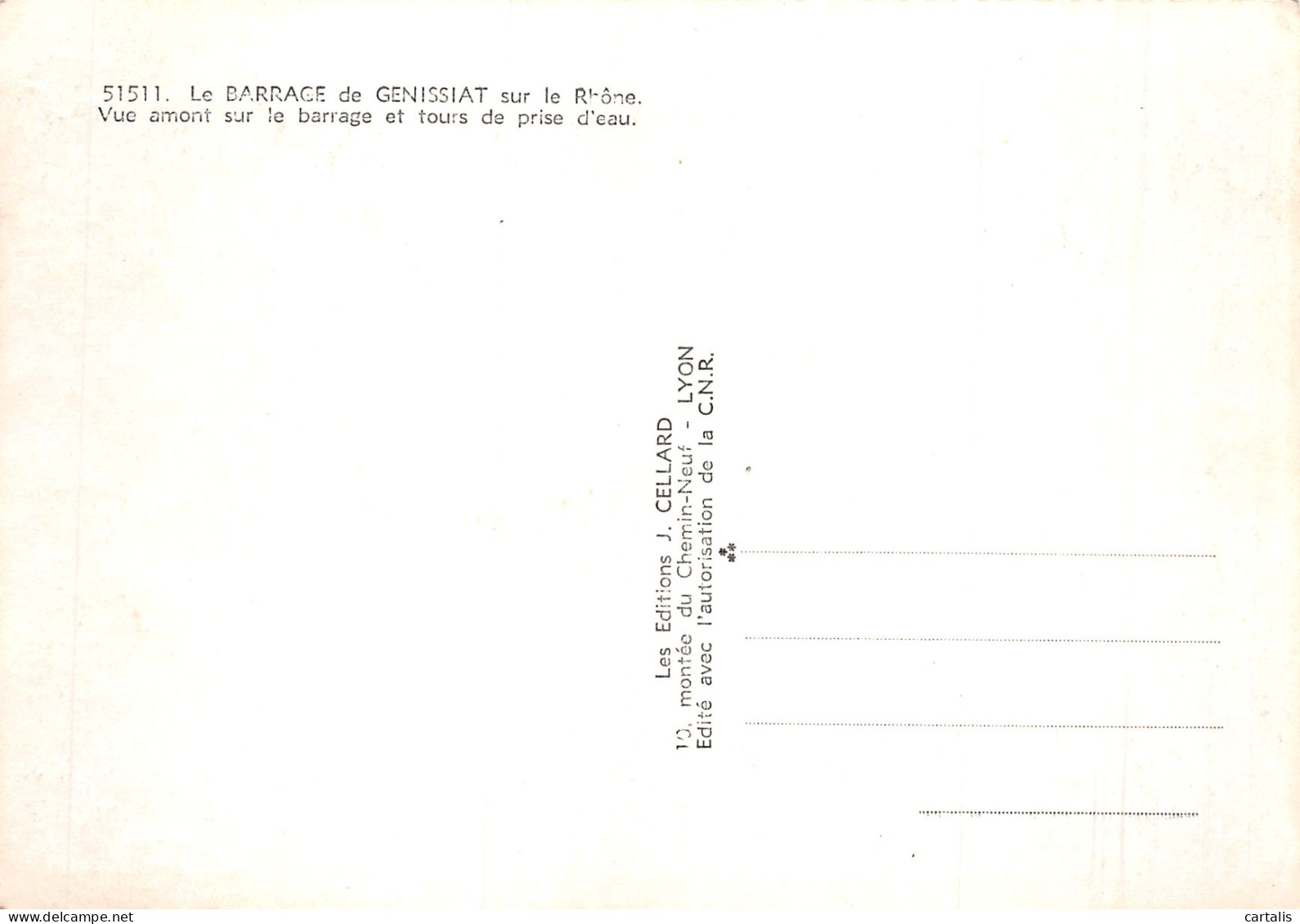 01-BARRAGE DE GENISSIAT-N°4197-B/0151 - Ohne Zuordnung