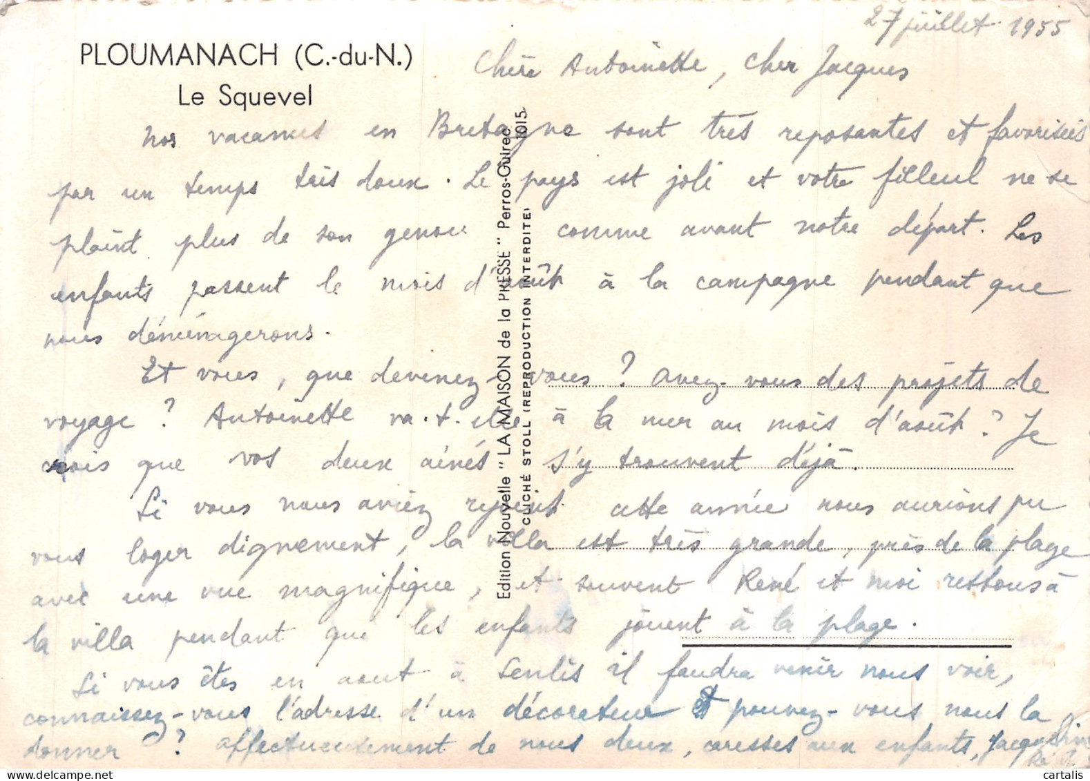 22-PLOUMANACH-N°4197-A/0111 - Ploumanac'h