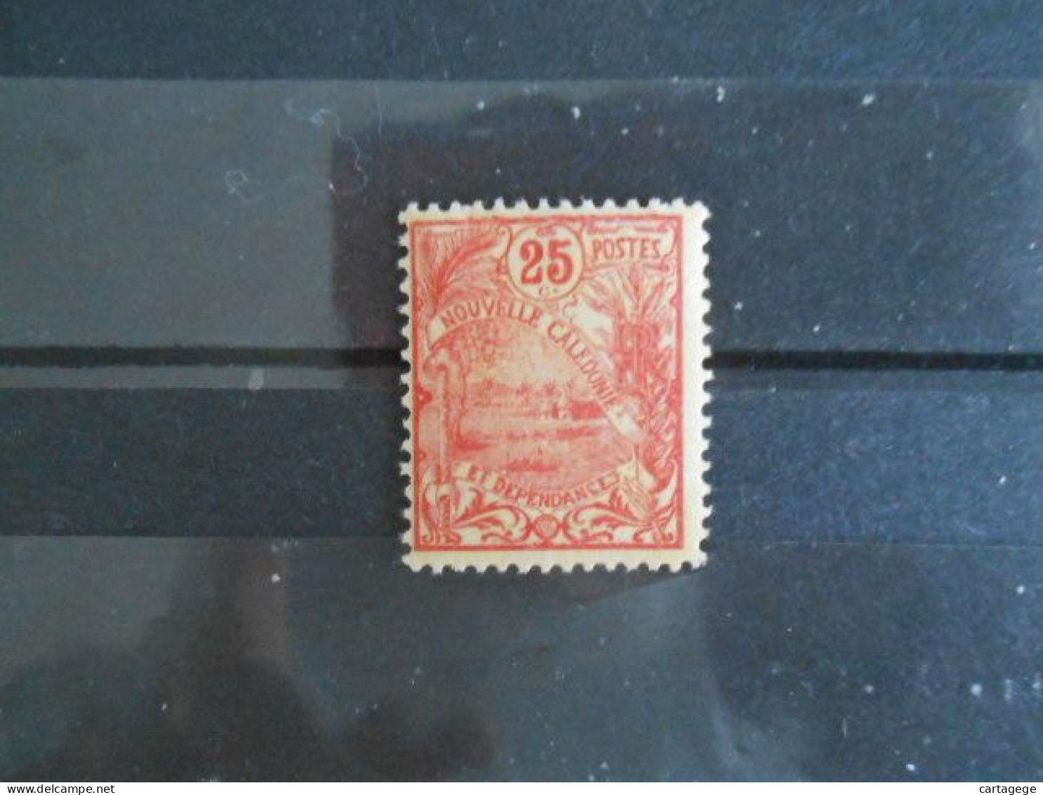 NOUVELLE-CALEDONIE YT 117 NOUMEA 25c. Rouge S.jaune** - Unused Stamps