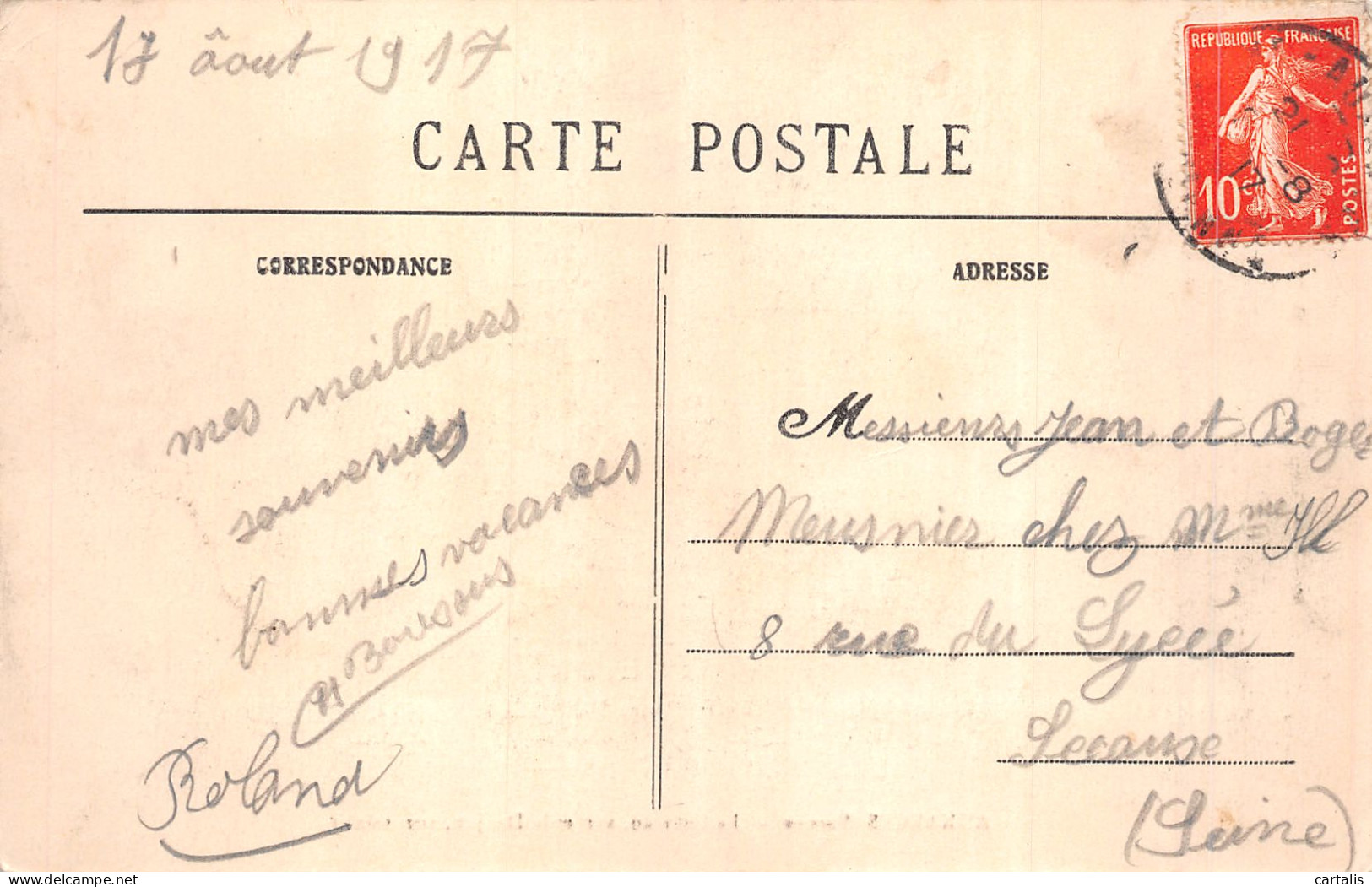 86-AUXANCES-N°4196-E/0105 - Other & Unclassified