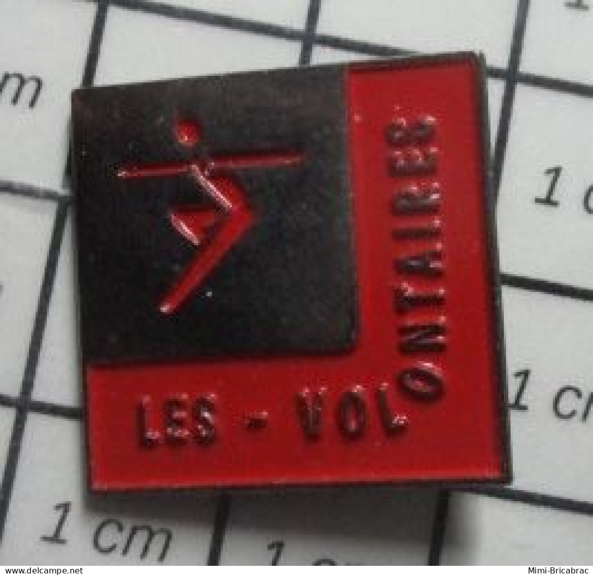 912B Pin's Pins / Belle Qualité Et Rare  / THEME SPORTS : GYMNASTIQUE LES VOLONTAIRES - Gymnastik