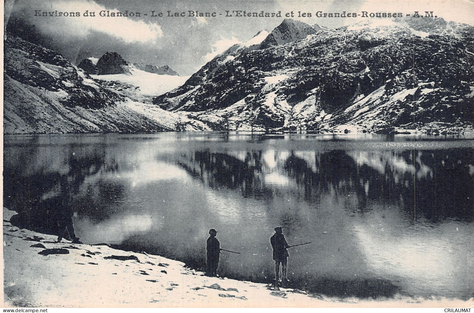 38-LE LAC BLANC L ETENDARD ET LES GRANDES ROUSSES-N°5144-C/0339 - Altri & Non Classificati