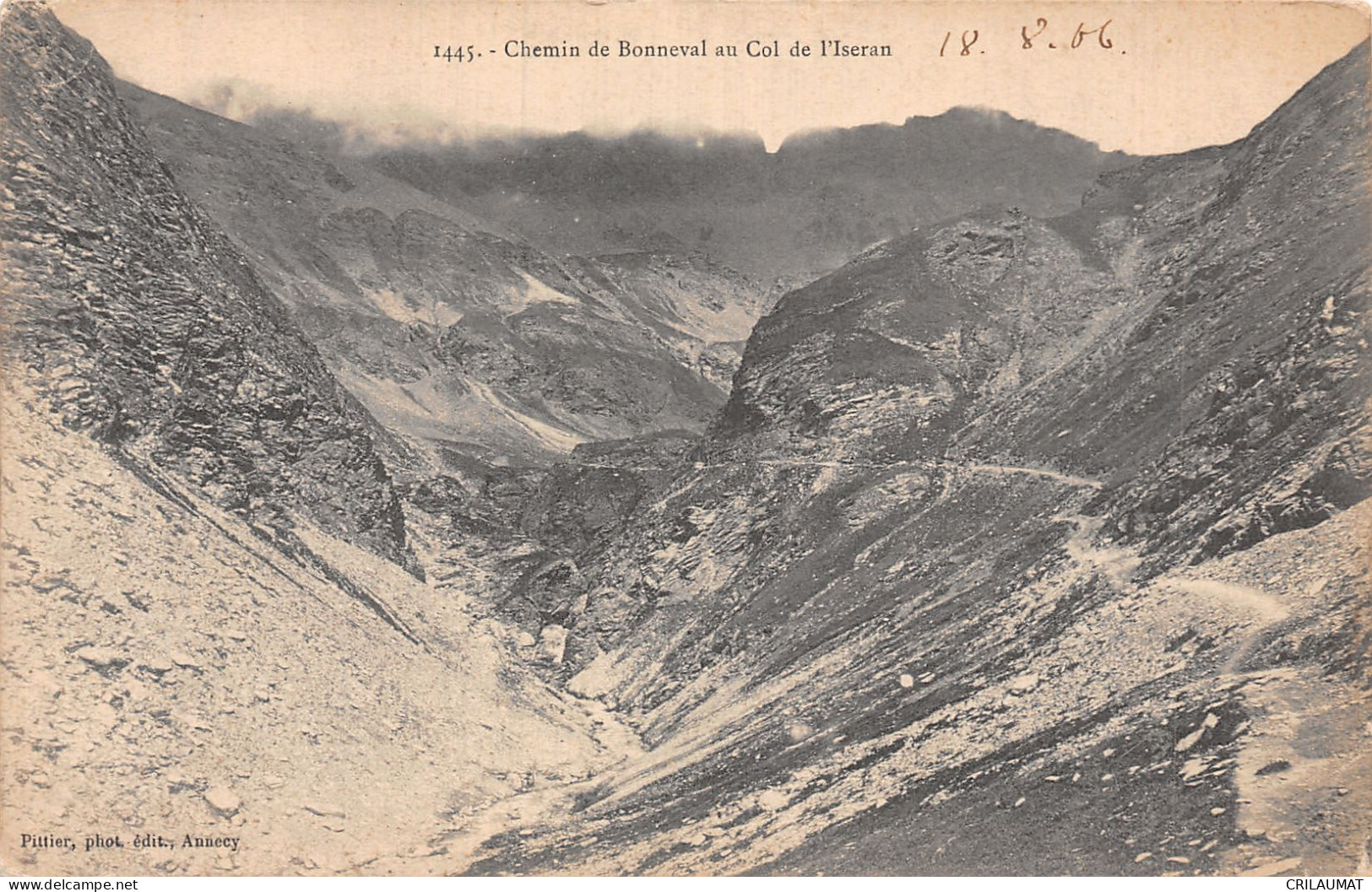 73-CHEMIN DE BONNEVAL AU COL DE L ISERAN-N°5144-C/0323 - Other & Unclassified